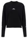 Balenciaga Knitwear Crew Neck Sweater In Black