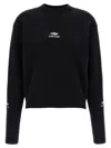 Balenciaga Knitwear Crew Neck Sweater In Black