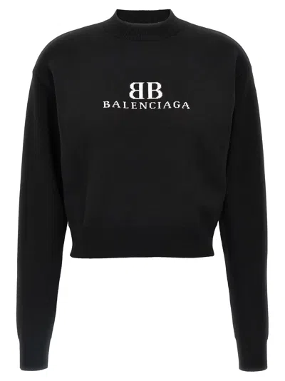 BALENCIAGA LOGO SWEATER