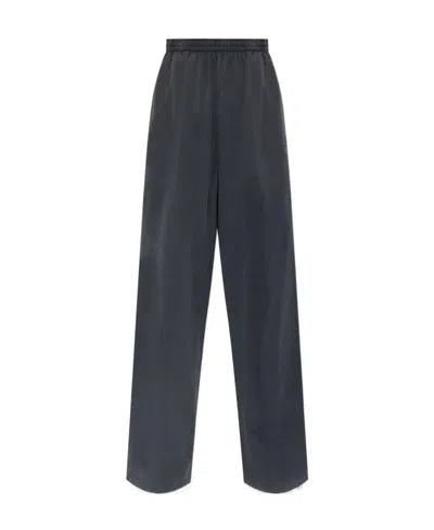 Balenciaga Logo Sweatpants In Black
