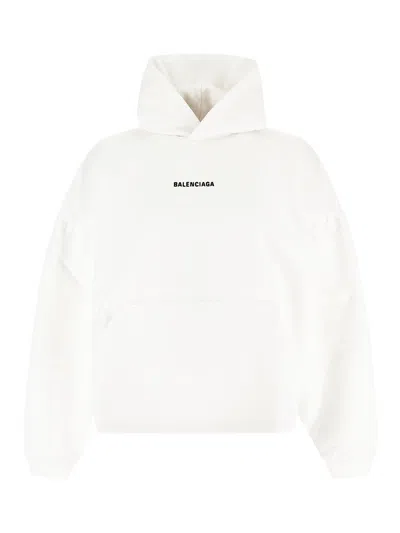 Balenciaga Logo Sweatshirt In Multicolor