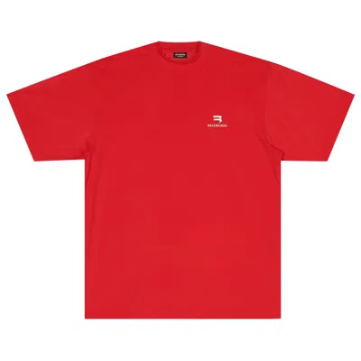 Pre-owned Balenciaga Logo Swim Shirt 'red' | Men's Size S