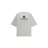 Balenciaga Cotton Tshirt With Logo Print