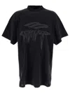 Balenciaga Logo T-shirt In Black