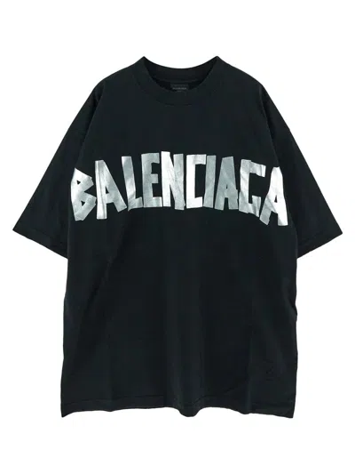 Balenciaga Logo T-shirt In Black