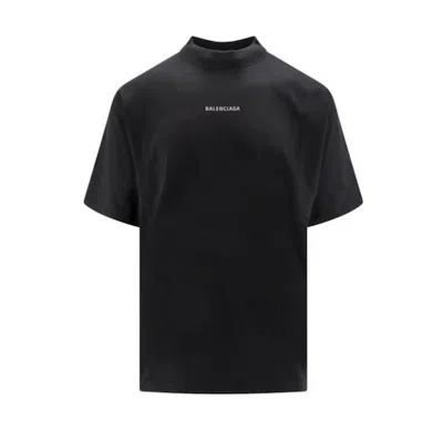 Balenciaga Logo T-shirt 'black White'