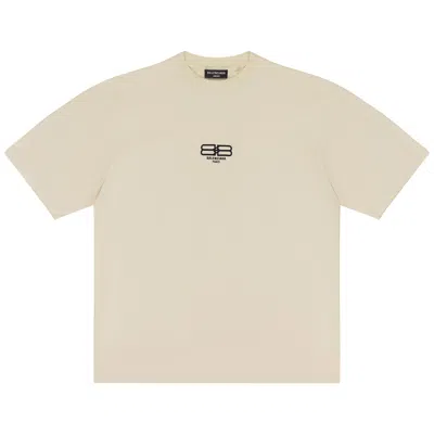 Pre-owned Balenciaga Logo T-shirt 'cream' | Men's Size Xs