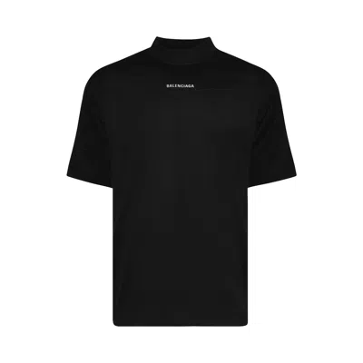 Pre-owned Balenciaga Logo T-shirt 'faded Black'