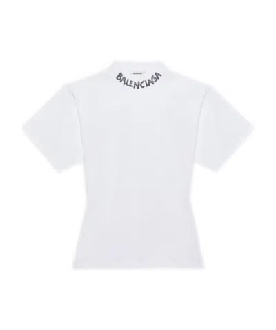 Balenciaga Logo T-shirt In White