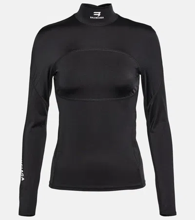 Balenciaga Logo Top In Black