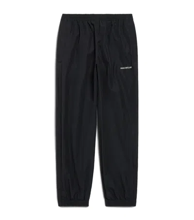Balenciaga Logo Track Pants In Black