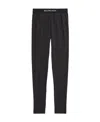 Balenciaga Logo-waistband Leggings In Black