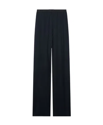 Balenciaga Elasticated-waist Trousers In Black