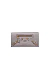 Balenciaga Zipper Wallet In Gray