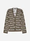 BALENCIAGA LOGO WOOL CARDIGAN