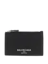 Balenciaga Credit Long Coin And Card Holder In Black