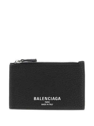 BALENCIAGA LOGO ZIP CARD HOLDER