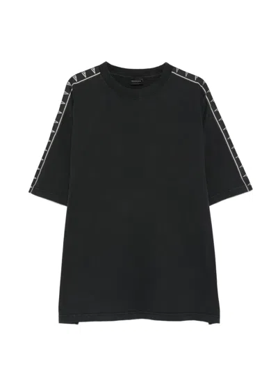 Pre-owned Balenciaga Logo-detail T-shirt In Black