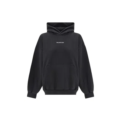 BALENCIAGA LOGOED HOODIE