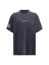 Balenciaga Men Logoed T-shirt In Multi