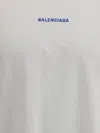 Balenciaga Logoed T-shirt In White