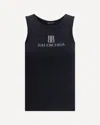 Balenciaga Women Logo Tank Top In Black