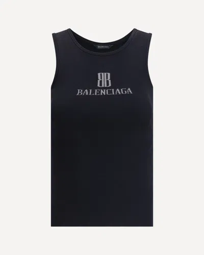 BALENCIAGA LOGOED TOP