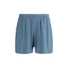Balenciaga Logoed Tracksuit Shorts In Blue