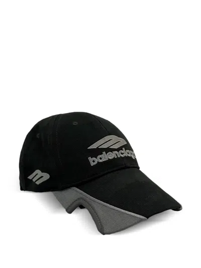 Balenciaga Logo-embroidered Cap In Pink