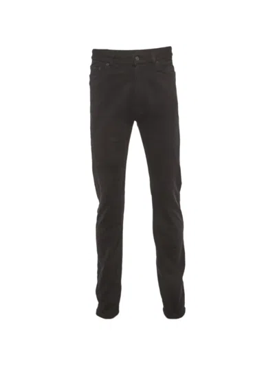 Pre-owned Balenciaga Logo-patch Five-pocket Trousers In Black