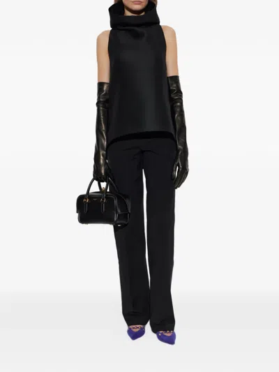 Balenciaga Logo-print Trousers In Black