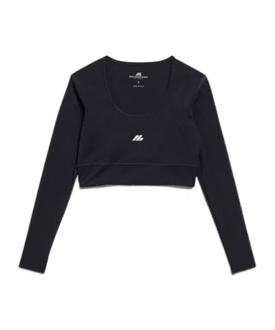 BALENCIAGA BALENCIAGA ACTIVEWEAR LONG-SLEEVED SPORTS BRA