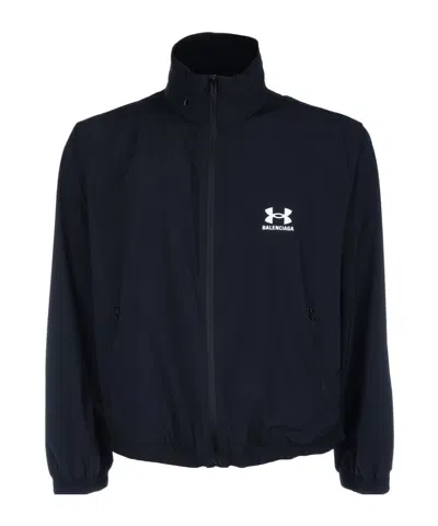 Balenciaga Long-sleeved Casual Jacket In Black