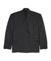 Balenciaga Long-sleeved Casual Jacket In Black