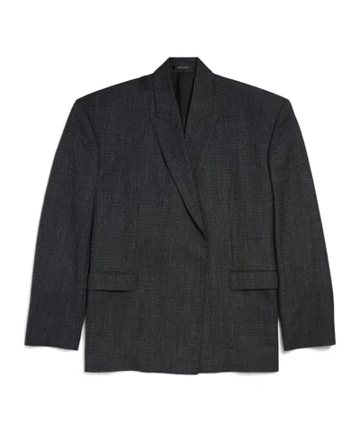 Balenciaga Long-sleeved Casual Jacket In Black
