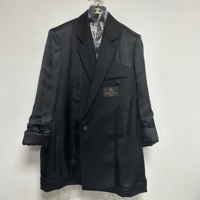 Balenciaga Long-sleeved Casual Jacket In Black