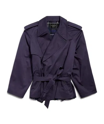 Balenciaga Long-sleeved Casual Jacket In Black