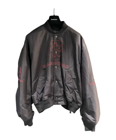 Balenciaga Long-sleeved Casual Jacket In Black