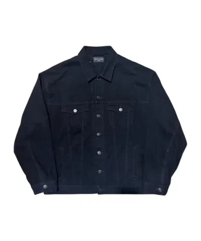 Balenciaga Long-sleeved Casual Jacket In Blue