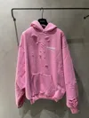 Balenciaga Layered Political Campaign Sweatshirt In Pink