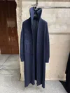 Balenciaga Long-sleeved Oversized Cardigan In Blue