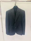 Balenciaga Long-sleeved Suit Coat In Black