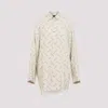Balenciaga Beige Viscose Shirt In Neutral