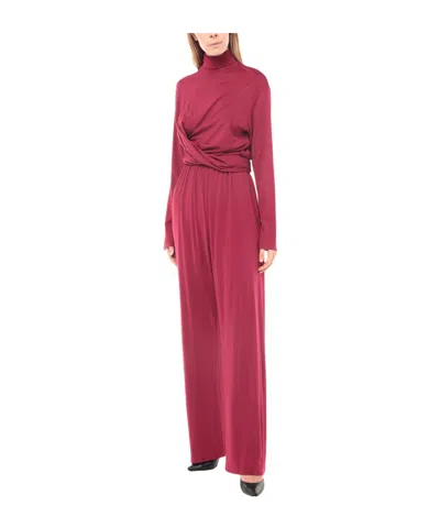 Balenciaga Long Sleeves Jumpsuits In Pink