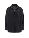 BALENCIAGA ELEGANT LONG SLEEVE LAYERED SHIRT FOR MEN