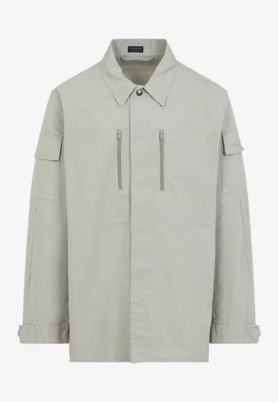 BALENCIAGA LONG-SLEEVED MILITARY SHIRT