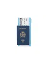 Balenciaga Blue Passport Long 1 Ticket Wallet In Multi