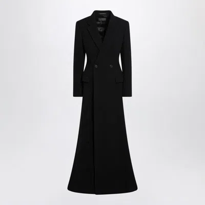 BALENCIAGA BALENCIAGA LONG WOOL-BLEND COAT