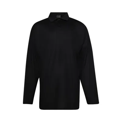 Pre-owned Balenciaga Long-sleeve Polo 'black' | Men's Size 3