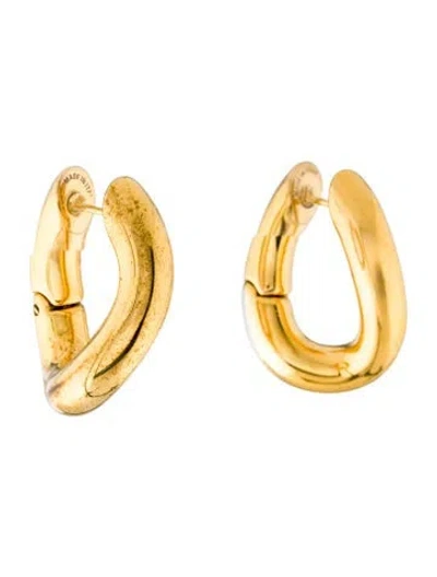 Pre-owned Balenciaga Loop Hoop Earrings In Multicolor